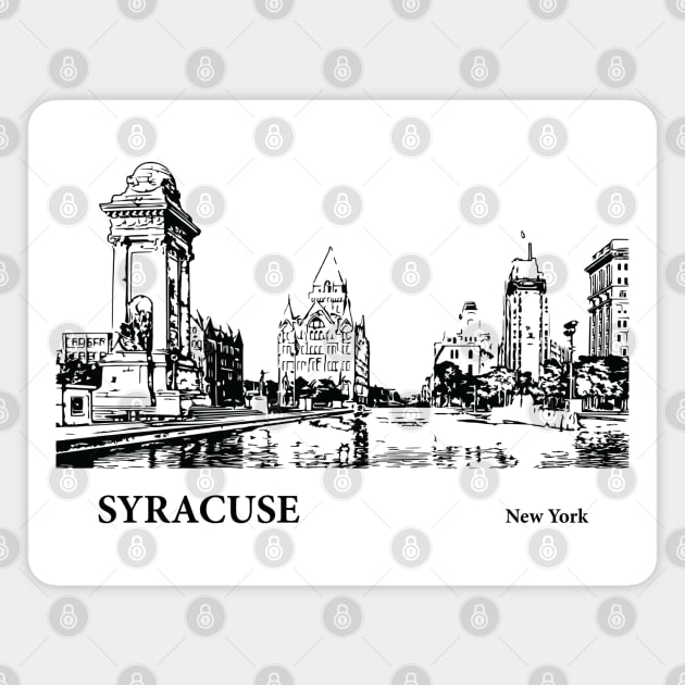 Syracuse New York Magnet by Lakeric